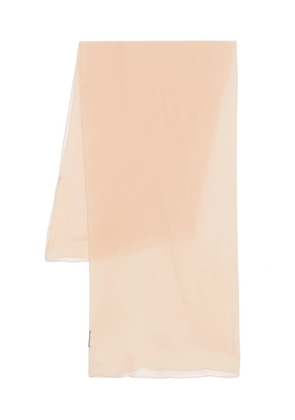 Alberta Ferretti silk scarf - Neutrals
