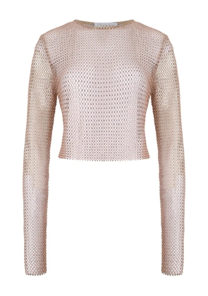 Genny embellished top - Neutrals