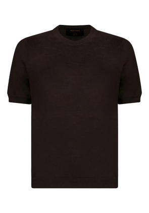Gran Sasso short-sleeve crew-neck T-shirt - Brown
