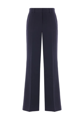 Alberto Biani central-crease flared trousers - Blue