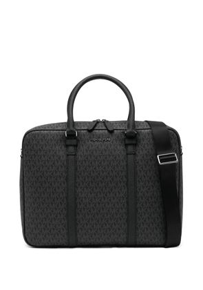 Michael Kors monogram briefcase - Black