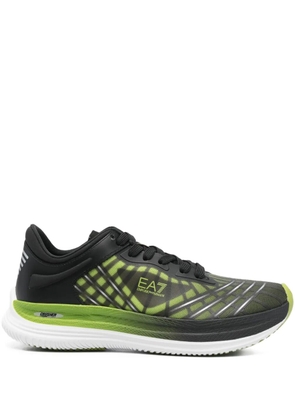 Ea7 Emporio Armani ea7 patterned trainers - Black