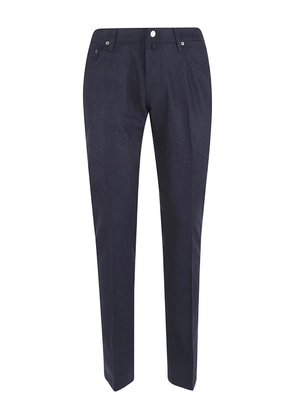 Jacob Cohën logo-patch trousers - Blue