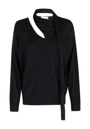 Isabelle Blanche cut-out sweater - Black