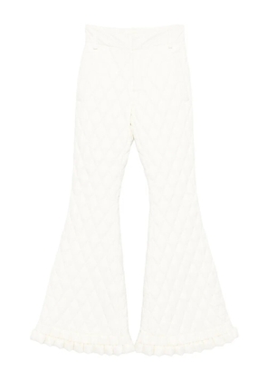 RAXXY quilted trousers - White