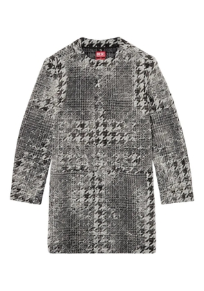 Diesel jacquard denim coat - Grey