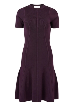 Nina Ricci peplum midi dress - Red