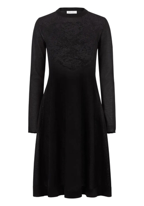 Nina Ricci lace-detailing midi dress - Black