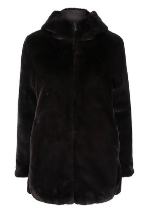Save The Duck Florar reversible faux-fur coat - Black