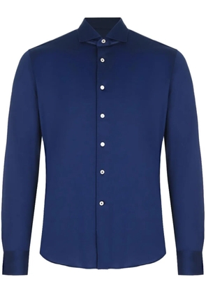 Alessandro Gherardi cutaway collar shirt - Blue