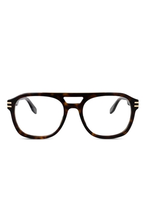 Marc Jacobs Eyewear pilot-frame glasses - Brown