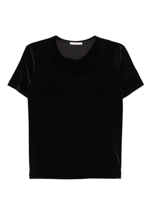 Cenere GB velvet t-shirt - Black