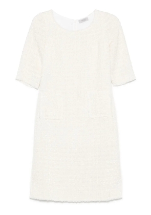 Charlott bouclé minidress - White