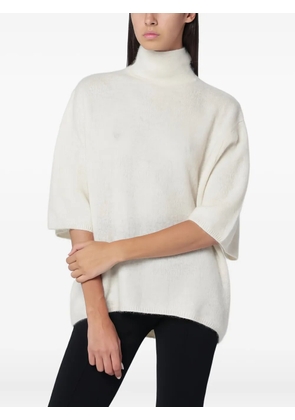 MARK KENLY DOMINO TAN high-neck open-back sweater - Neutrals