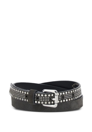 Tela studded suede belt - Grey