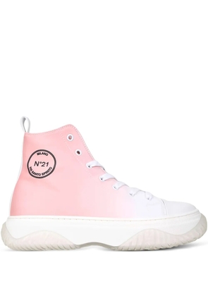 Nº21 logo-patch sneakers - Pink