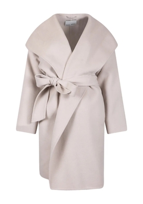 Park Place Nicole tie-waist coat - Neutrals