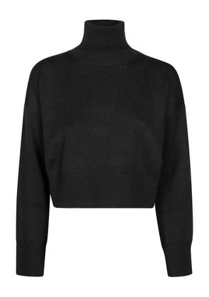 DONDUP dolcevita appliqué knitwear - Black
