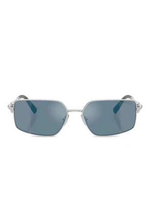 Tiffany & Co Eyewear rectangle-frame tinted sunglasses - Silver