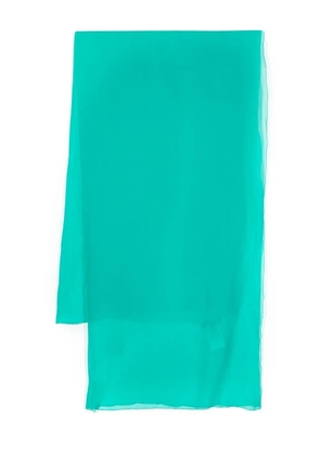 Alberta Ferretti lightweight long silk scarf - Green