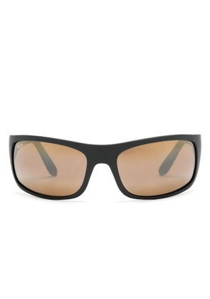 Maui Jim Peahi rectangle-frame sunglasses - Black