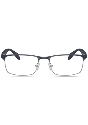 Emporio Armani rectangle frame glasses - Silver