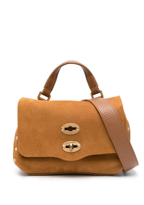 Zanellato Postina Jones Baby suede bag - Brown