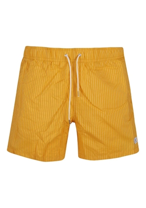 Department 5 striped drawstring swim shorts - Yellow
