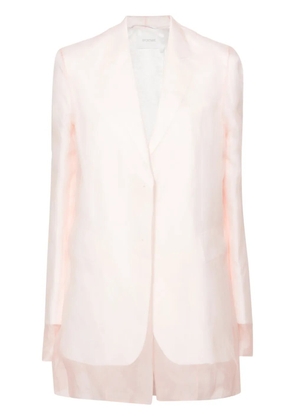 Sportmax layered single-breasted balzer - Pink