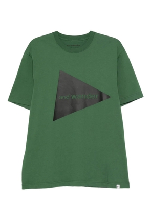 and Wander Big Logo T-shirt - Green
