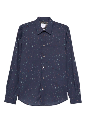 PS Paul Smith long-sleeves abstract-print shirt - Blue