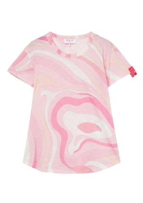 PUCCI printed jersey T-shirt - Pink