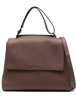 Orciani Sveva logo-detail shoulder bag - Brown
