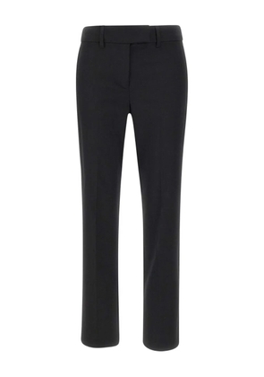 Marella welt-pockets front-crease trousers - Black