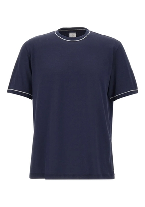 Eleventy contrast-trim T-shirt - Blue