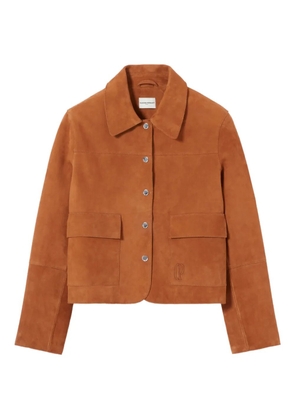 Claudie Pierlot buttoned leather jacket - Brown