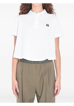 LOEWE logo-embroidered polo shirt - White