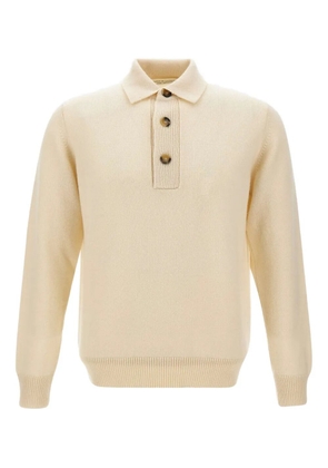 Filippo De Laurentiis three-button polo-neck polo shirt - Neutrals