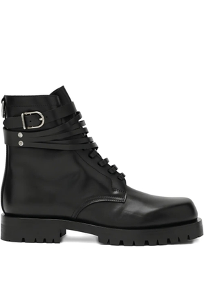 Durazzi Milano buckle-strap boots - Black