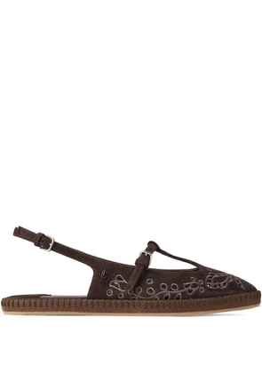 Jimmy Choo Amiee espadrilles - Brown