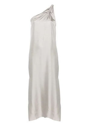 LouLou de Saison Adela silk maxi dress - Grey