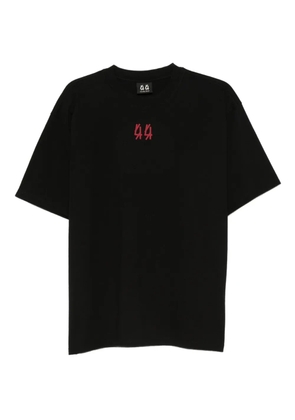 44 LABEL GROUP embroidered-logo T-shirt - Black