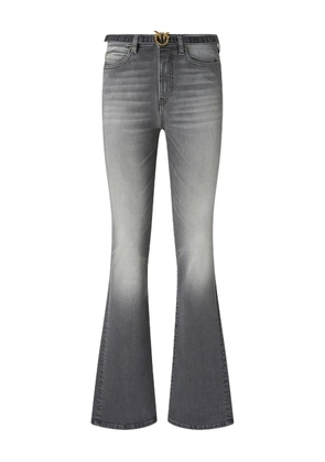 PINKO embroidered flare jeans - Grey