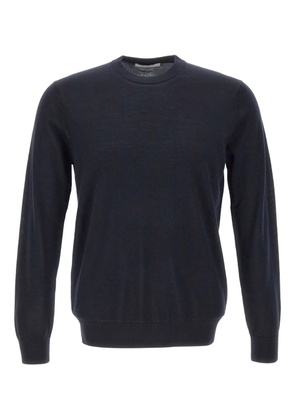 DIKTAT crew-neck ribbed sweater - Blue