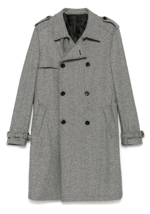 ERALDO herringbone coat - Black