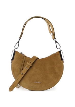 Coccinelle small Sunup suede tote bag - Green