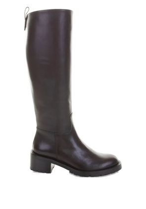 GUGLIELMO ROTTA Colin Ranch leather knee-high boots - Brown
