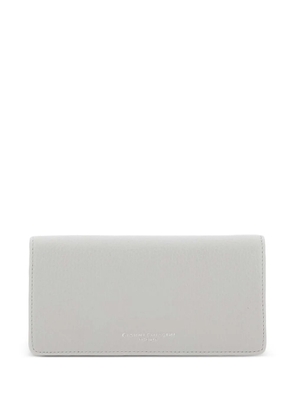 GIANNI CHIARINI zip-fastening pebble-grain leather wallet - Grey