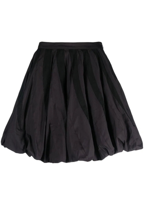 Kiko Kostadinov A-line puffball skirt - Black
