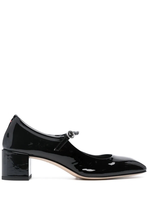 Aeyde Aline 45mm leather pumps - Black